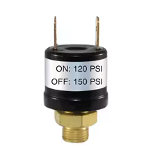 120-150 PSI Air Compressor Pressure Switch 120-150 PSI heavy duty air compressor pressure switch for air horn and suspension system