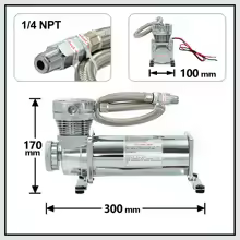 5G Dual Air Management Kit air management kit with 5G seamless air storage tank and dual compressor pumps