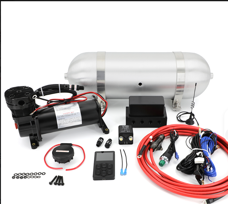 Electronic 3G Air Suspension System electronic control air suspension system with 3-gallon tank and dual compressors