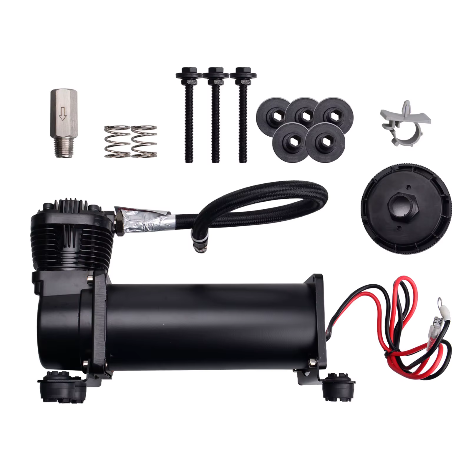 SQ495 Silent Air Ride Kit universal air ride management kit with air tank and SQ495 silent compressor